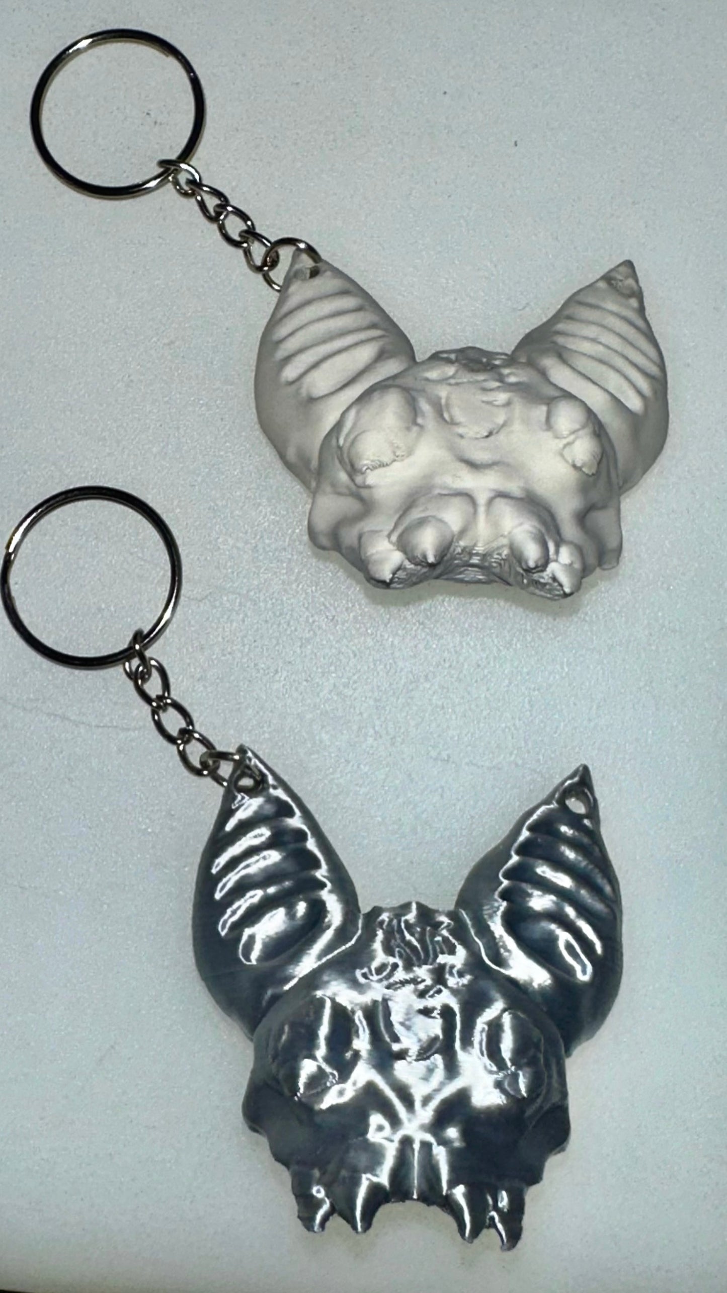 3D Batz Skull Keychain