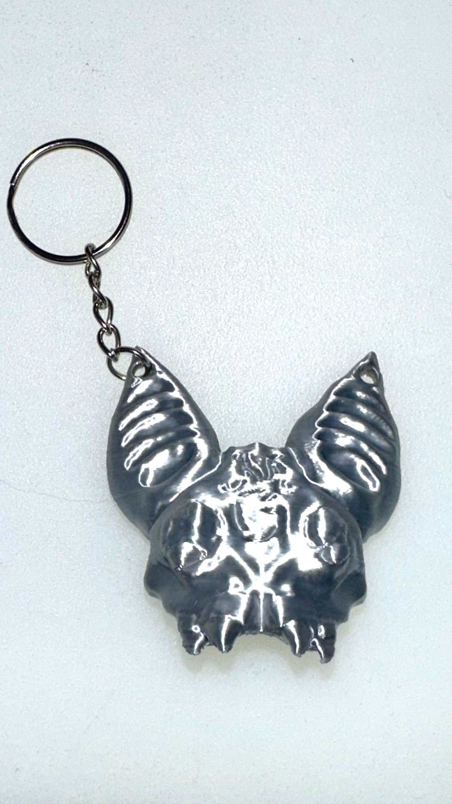 3D Batz Skull Keychain