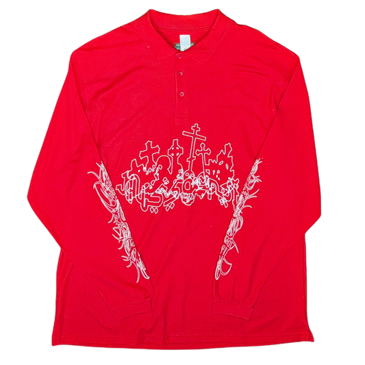GRAVEYARD POLO RED