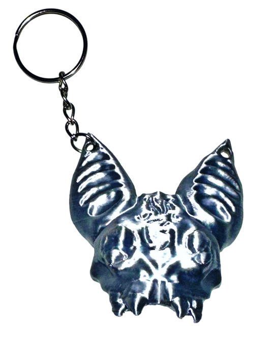 3D Batz Skull Keychain